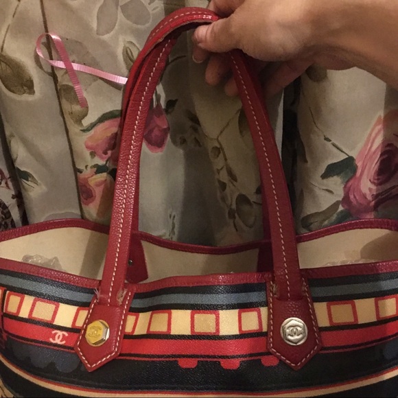 🔥CHANEL Limited Edition Graphic Art CC Monogram Bag multicolor Rare! - Picture 5 of 14